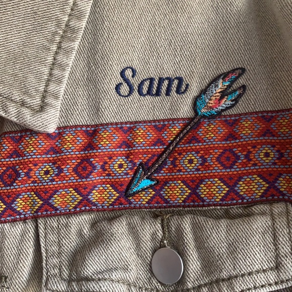 Custom Denim Jacket with the name Sam - Picture 5 of 5